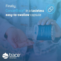 Thumbnail for Trace Minerals ConcenTrace Trace Mineral Capsules - ConcenTrace Capsules for Overall Health - Bone Strength, Muscle Recovery & Energy Support - Gluten-Free & Vegan - 90 Count (30 Servings)