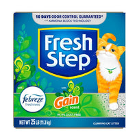 Thumbnail for Fresh Step, Clumping Cat Litter with Gain Scent, 400 Ounce