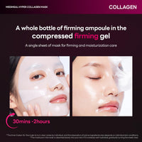 Thumbnail for Mediheal Hyper Collagen - Collagen Real Deep Mask, Overnight Firming & Hydrating Gel Mask, Pore Appearance Refining, Plumping & Elasticity Care, Korean Skincare (4ea)