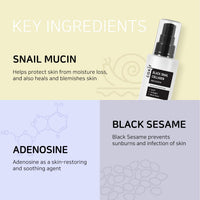 Thumbnail for coxir BLACK SNAIL COLLAGEN EMULSION | Black Rice, Snail Mucin, Collagen, Hyaluronic Acid | Lightweight Face Moisturizer | Firming, Nourishing, Korean Skin Care [100ml/3.38 fl.oz]