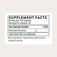 Thumbnail for THORNE - Pancreatic Enzymes - Digestive Enzymes Supplement for Digestion Support - Minimizes Occasional Gas & Bloating* - Third-Party Certified - Gluten, Dairy & Soy-Free - 180 Capsules