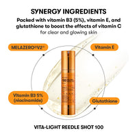 Thumbnail for VT COSMETICS Vita-Light Reedle Shot 100 Serum with Vitamin C Capsules & Vitamin E Microneedling Formula, Korean Skin Booster, 1.69 fl oz(50ml)