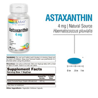 Thumbnail for SOLARAY Astaxanthin 4 mg | Antioxidant | Healthy Eye, Skin, Cardiovascular Function & Joint Support | 60 Softgels