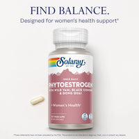 Thumbnail for SOLARAY Once Daily Phytoestrogen - Phyto Estrogen Supplement for Women with Black Cohosh, Dong Quai, Wild Yam, Soy Isoflavones - Women's Health Support - 60-Day Guarantee, 30 Servings, 30 VegCaps