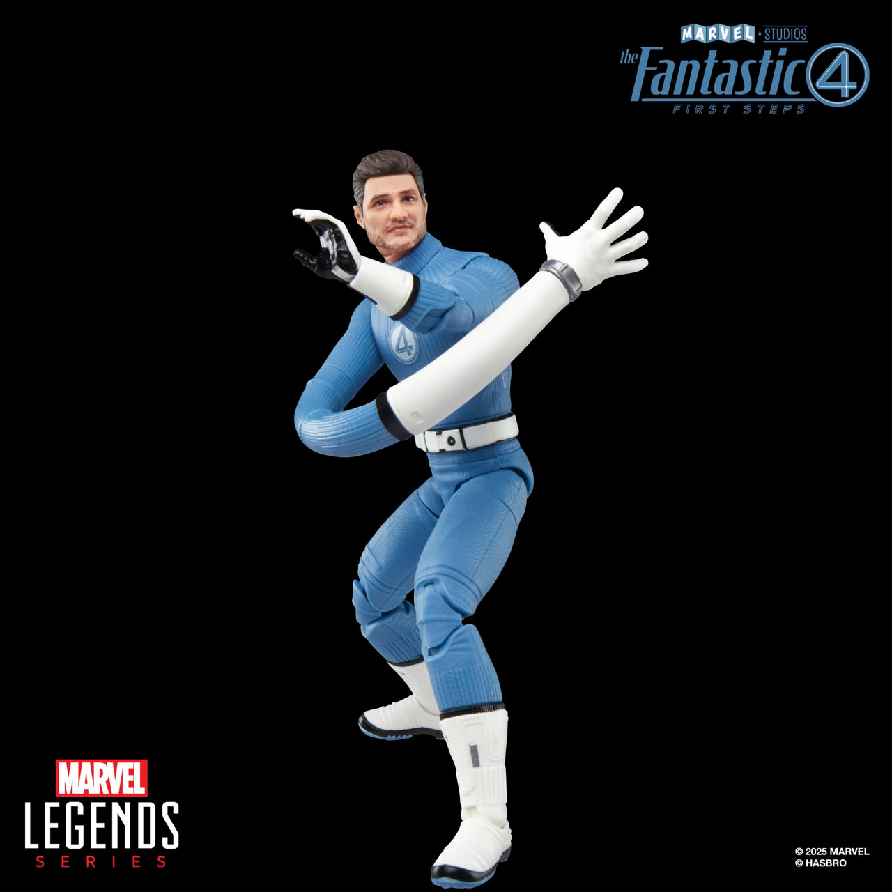 Marvel Legends Series Mister Fantastic, The Fantastic Four: First Steps Movie, Reed Richards Collectible 6 Inch Action Figure Toy