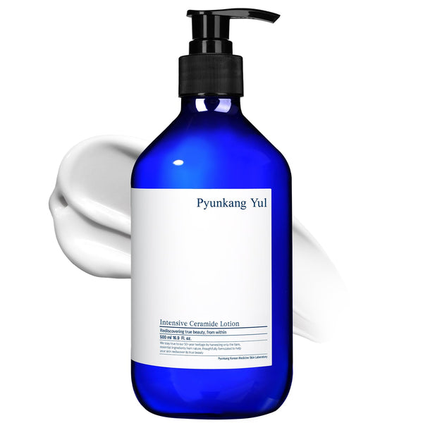 Pyunkang Yul PKY Intensive Ceramide Body Lotion, Non-Greasy, Minimal Ingredients, Zero-Irritation, Korean Skincare (500ml, 16.9 Fl.Oz)