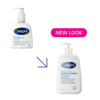 Thumbnail for Cetaphil Cream to Foam Face Wash, Hydrating Foaming Cream Cleanser, 8 oz, For Normal to Dry, Sensitive Skin, with Soothing Prebiotic Aloe, Hypoallergenic, Fragrance Free