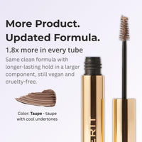 Thumbnail for Merit Brow 1980 Volumizing Tinted Eyebrow Gel-Pomade - Taupe - Taupe with Cool Undertones