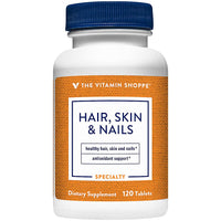 Thumbnail for The Vitamin Shoppe Biotin 400MCG - Hair Growth, Skin Health & Nail Strength Support, High Potency B Vitamin (120 Tablets)