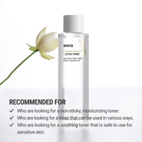 Thumbnail for ROVECTIN Calming Lotus Water Toner - pH4.7 Extra Soothing and Hydrating for Trouble Care | 40% Lotus Flower Extract for Purifying | Hyaluronic Acid, Alcohol-Free, Vegan, K-Beauty (6.76 fl. oz, 200ml)