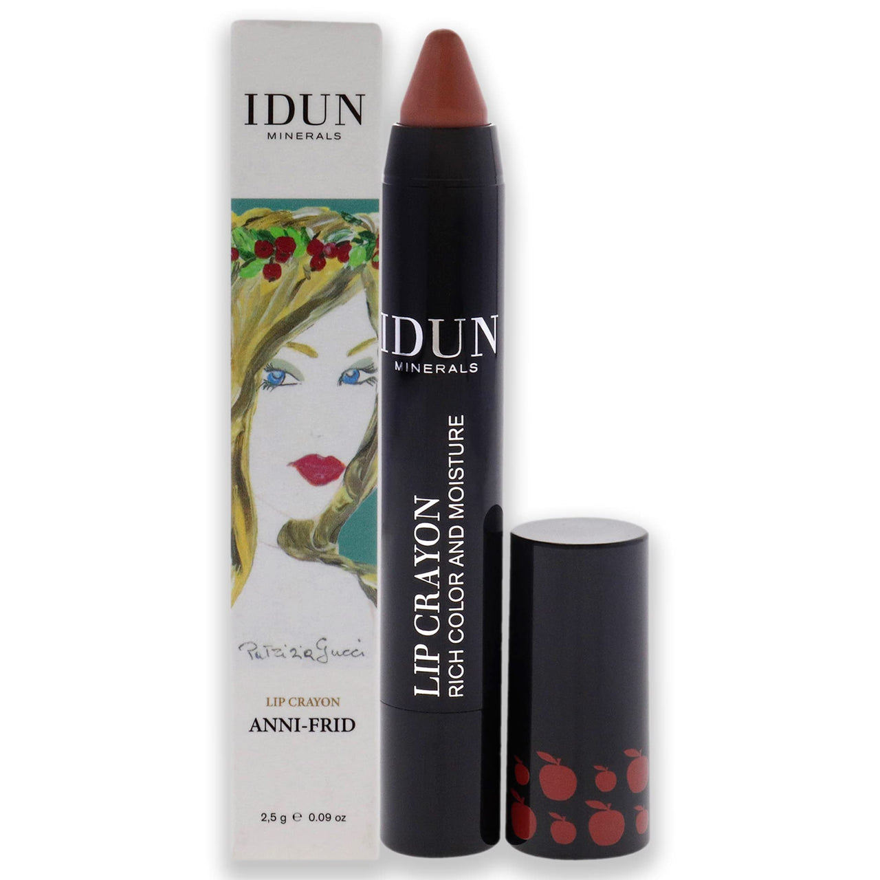 Lip Crayon - 402 Anni-Frid by Idun Minerals for Women - 0.09 oz Lipstick