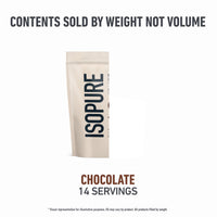 Thumbnail for Isopure Low Carb 100% Pure Whey Isolate Protein Powder, Lactose Free, Gluten Free, With Vitamins, Dark Chocolate, 25g Protein Per Serving, 1 Lb, 14 Servings (Packaging May Vary)