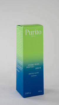 Thumbnail for PURITO Hydro Wave Deep Sea Serum, 60 mL / 2.02 fl. oz., Hydrating Face Serum, Lightweight & Non-Greasy, Skin Moisture Boost, Korean Skincare, For Sensitive Skin, Hyaluronic Acid & Deep Sea Water