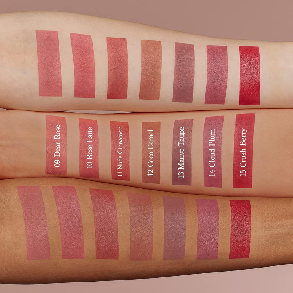 dasique Cream De Rose Tint (12 Coco Camel)| AMAZON US ONLY | Velvet Cream Matte Lip Stain, Infused with Rose Water | Vegan