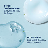 Thumbnail for Torriden DIVE IN Serum 1.69 fl.oz. + Soothing Cream (Jar) 3.38 fl.oz. | Hyaluronic Acid Care Set | Deep Hydrating Skin Care to Get Glass Skin