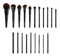 Thumbnail for Morphe MUA Life Makeup Brushes - 20 Piece Makeup Brush Set of Eye and Face Brushes - Made with Synthetic Bristles and Includes Carrying Case (20 Count)