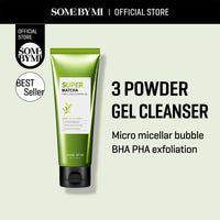 Thumbnail for SOME BY MI Super Matcha Pore Clean Cleansing Gel - 3.38Oz, 100ml - Made from Matcha Extracts for Sensitive Skin - Mild Daily Face Wash for Pore Tightening, Sebum and Blackheads Care - Korean Skin Care