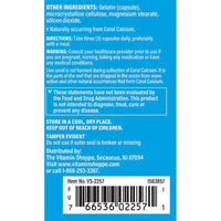 Thumbnail for The Vitamin Shoppe Coral Calcium Plus 1,500MG - Eco Safe Source of Calcium, Magnesium & Trace Minerals to Support Healthy Bones and Teeth (180 Capsules)