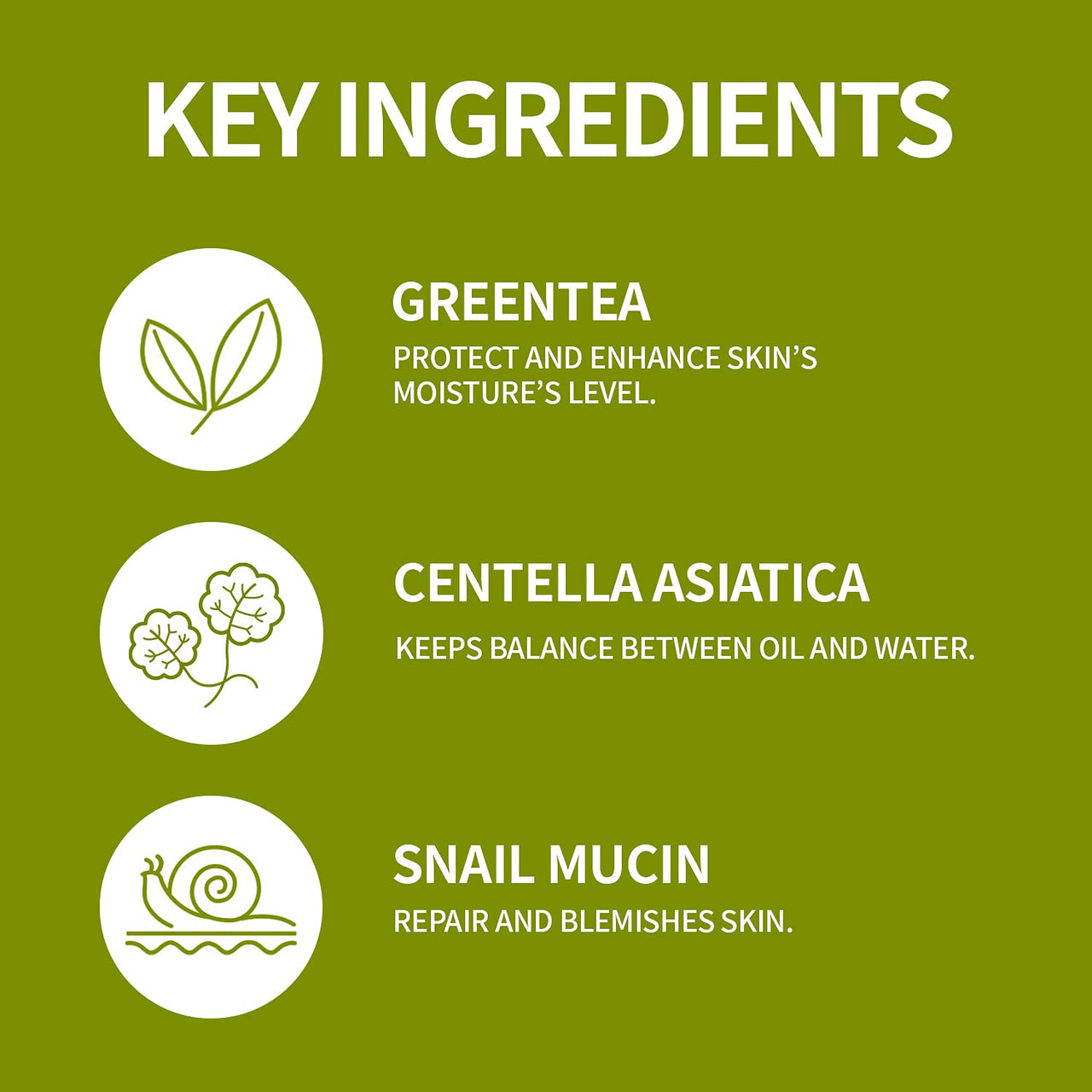 coxir GREENTEA CLEAR EMULSION for calming and hydrates skin l Paraben Free, Cruelty Free, Korean Skin Care [100ml/3.38 fl.oz]