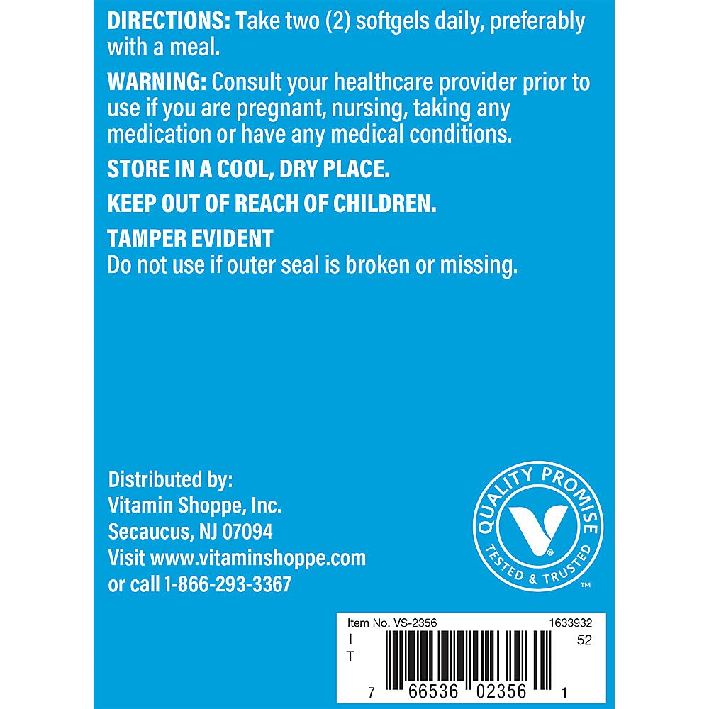 The Vitamin Shoppe Calcium 1,200MG - with Vitamin D3 for Bone Strength, Teeth Health & Overall Support, Daily Mineral (240 Softgels)