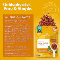 Thumbnail for Navitas Organics Goldenberries– For Healthy Snacks, Topping, Baking & More – Dried Fruit – No Added Sugar & Sulfite Free – USDA Organic, Non GMO, Kosher, Gluten Free, Vegan (8oz. Bag, 8 Servings)