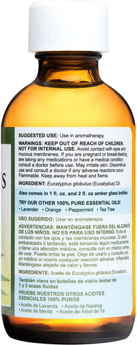 Thumbnail for De La Cruz Eucalyptus Essential Oil, 100% Pure Steam Distilled Eucalyptus Globulus, Eucalyptus Oil, Eucalyptus Essential Oil for Diffuser, 4 FL OZ, Aromatherapy, Tree Oil,Long Lasting Scent