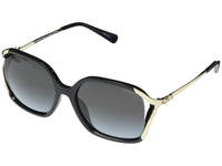 Thumbnail for COACH HC8280U Universal Fit Sunglasses, Black/Grey Gradient, 57 mm