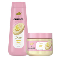 Thumbnail for Dove Moisturizing Liquid Body Wash & Scrub | Lemon Glaze | 20oz Wash + 15oz Scrub