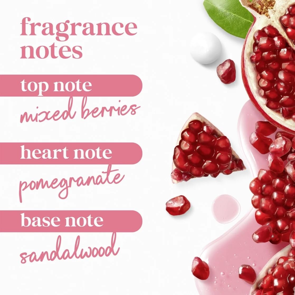 Dove Limited Edition Merry Berry Set Pomegranate & Hibiscus Rejuvenating Body Wash & Scrub, 2 Count