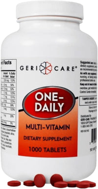 Thumbnail for GeriCare Multivitamin Supplement Tablets, (Bottle of 1000)