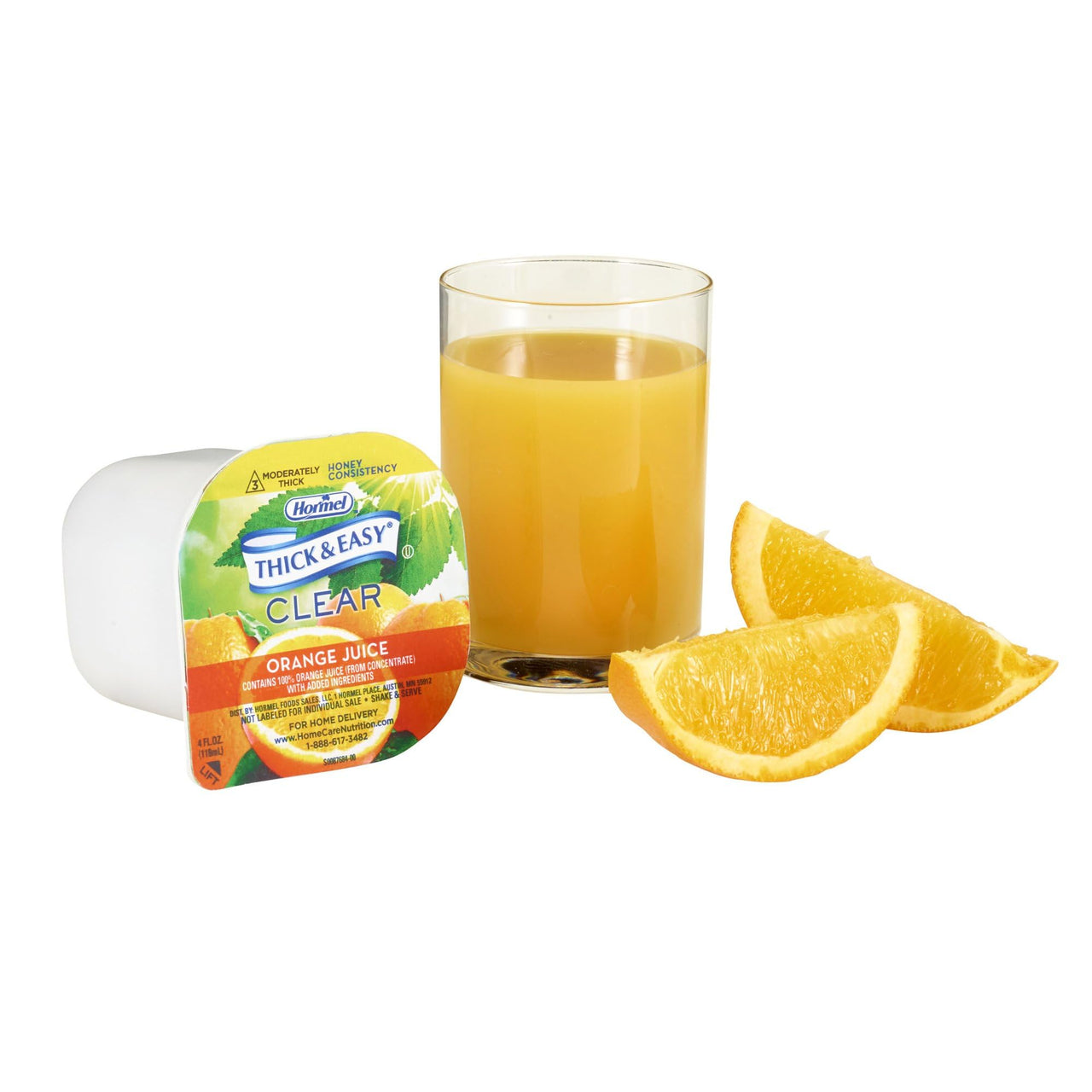 Thick & Easy Thickened Beverage Orange 4 oz. Cup 24 Ct
