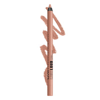 Thumbnail for NYX PROFESSIONAL MAKEUP Line Loud Lip Liner, Longwear and Pigmented Lip Pencil with Jojoba Oil & Vitamin E - Goal Crusher (Midtone Beige)