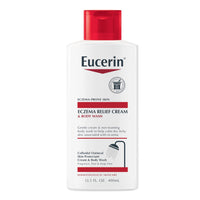 Thumbnail for Eucerin Eczema Relief Cream Body Wash, Eczema Body Wash with Colloidal Oatmeal, Ceramide-3 and Licorice Root Extract, 13.5 Fl Oz Bottle