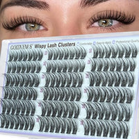 Thumbnail for Image 2 of D-wispy lash cluster 12-14-16 for the product Goddvenus Manga Lash Clusters Natural Wispy Eyelash Extensions