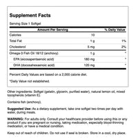 Thumbnail for Swanson Omega 3 Fish Oil Supplement Heart Brain and Joint Support GMO-Free EFAs 180 mg EPA Plus 120 mg DHA 150 Softgel Capsules Lemon Flavor
