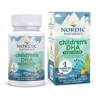 Thumbnail for Nordic Naturals Children's DHA Vegetarian - Kids DHA Omega-3 Supplement -Algae Oil - Berry Lemonade Mini Chewables - Plant-Based Formula for Ages 3+ - 120 Soft Gels - 40 Servings