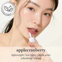 Thumbnail for NOONI Korean Vegan Appleseed Lip Oil - Applecranberry | Long-Lasting, Moisturizing, Plumping, Revitalizing for Dry Lips, Waterproof, No Peel Off, Hydrating, Mother's Day, 0.12 FL Oz