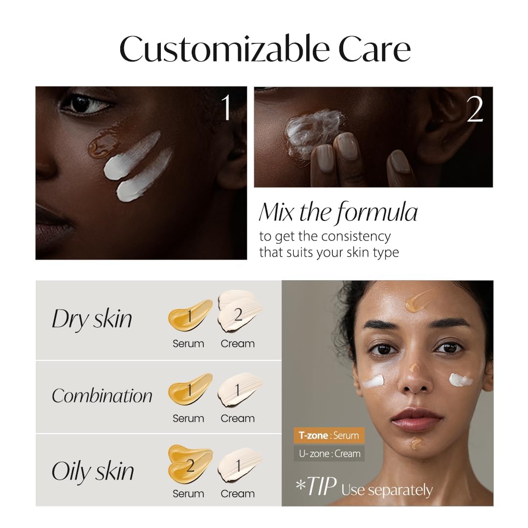 d'alba Piedmont White Truffle Essencial Gift Sets, First Aromatic Spray Serum & Double Serum & Cream, Korean Skin Care Deep Face Moisturizer, Gift for Women