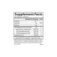 Thumbnail for Carlson - Super Omega-3 Gems + CoQ10, 1200 mg Omega-3s 200 mg CoQ10, Circulation Function, Energy Production & Circulatory Support, 120 Softgels