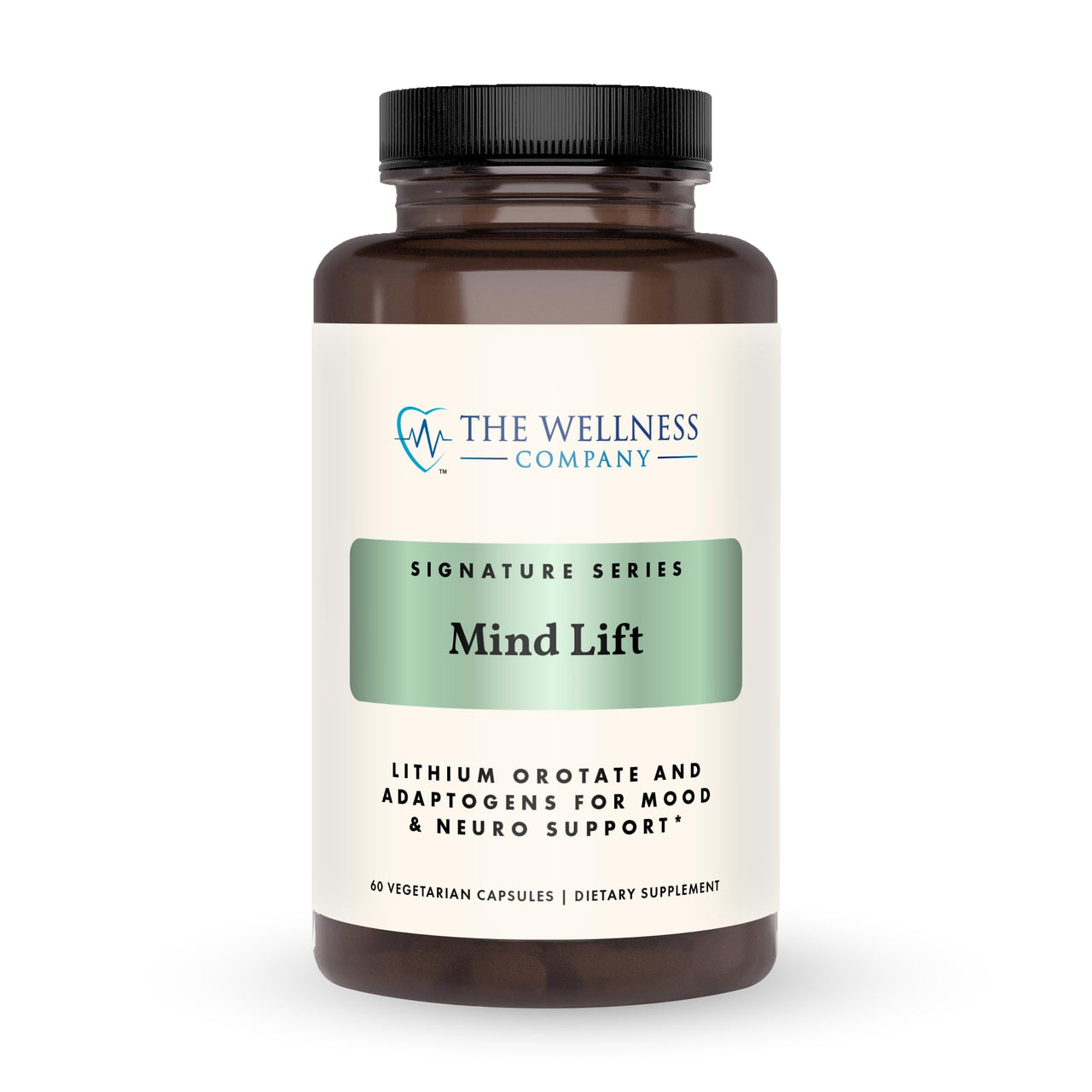 Mind Lift - Mood Boost, Mental Focus, Cognitive Defense - Lithium, GABA, DHA L-Phenylalanine | 60ct (1 Month Supply)