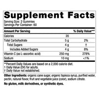 Thumbnail for Nordic Naturals Vitamin C Gummies, Tart Tangerine - 120 Gummies - 250 mg Vitamin C - Immune Support, Antioxidant Protection, Child Growth & Development - Non-GMO, Vegan - 60 Servings