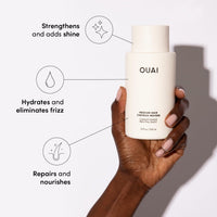 Thumbnail for OUAI Medium Hair Shampoo and Conditioner Set - Sulfate-Free Shampoo and Conditioner for Women & Men - Made with Keratin, Shea Butter & Avocado Oil - Free of Parabens & Phthalates (10 Fl Oz)