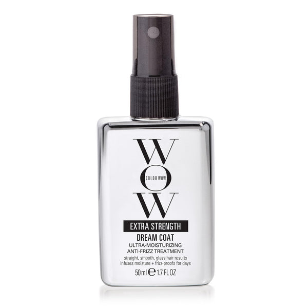 COLOR WOW Extra Strength Dream Coat, 1.7 fl oz â€“ Powerful, anti humidity treatment for extremely frizz prone hair, glassy smooth, straight + resistant styles up to 3-4 washes