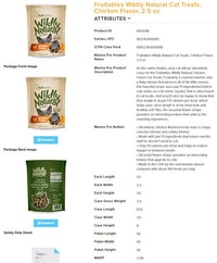 Thumbnail for Wildly Natural Cat Treats, Chicken Flavor, 2.5 oz