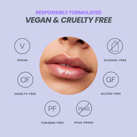 Thumbnail for Wonderskin Lip Oil - Lip Rehab Serum Oil, Hydrating and Moisturizing Clear Serum for Dry Lips - Natural, Vegan and Non-sticky (Clear)