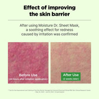 Thumbnail for ISOI Moisture Dr. Mask Pack, Hydrating & Soothing Korean Sheet Mask for Face with Tea Tree, Ceramide & Hyaluronic Acid, Nourishing Skin Barrier Care, Korean Skin Care (10EA)