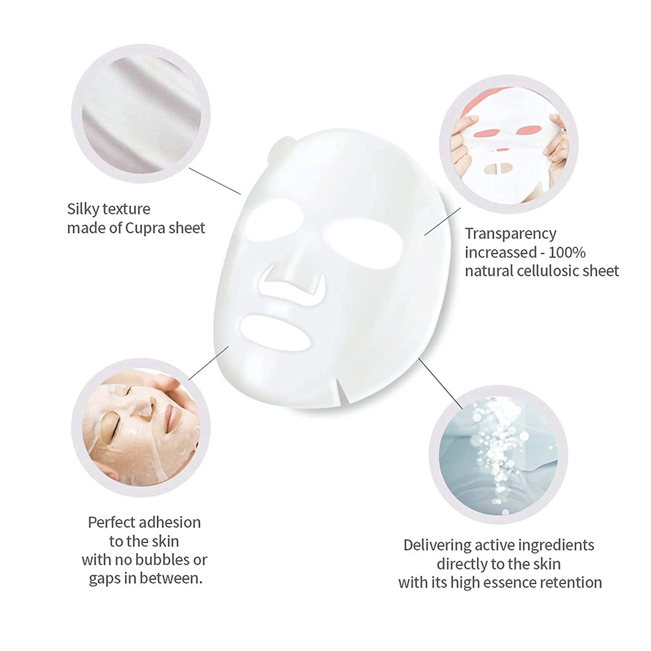 SNP Supercharged Sheet Mask Set | Variety Sheet of 4-Collagen, 4-Aloe, 4-Rose Face Mask Sheet | Facial Mask for Hydrating and Moisturizing | Korean Skincare Gift Set | 12 Sheets