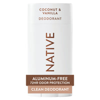 Thumbnail for Native Deodorant Contains Naturally Derived Ingredients, 72 Hour Odor Control, Deodorant for Women and Men, Aluminum Free, Coconut & Vanilla 2.65oz