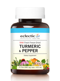 Thumbnail for Eclectic Turmeric & Pepper Freeze Dried Vegetables with Glass, Blue, Peppermint, 50 Count