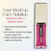 Thumbnail for Haus Labs By Lady Gaga PHD Hybrid Lip Oil Full Size - Tint, Sheer Pink